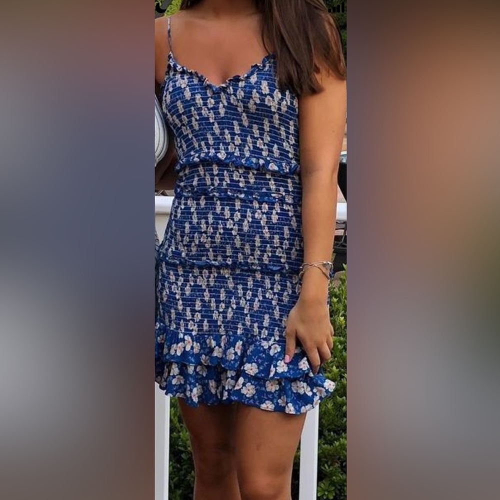 Blue Floral Dress